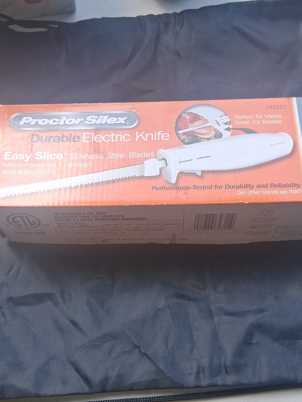 Proctor Silex Durable Electric Knife - White